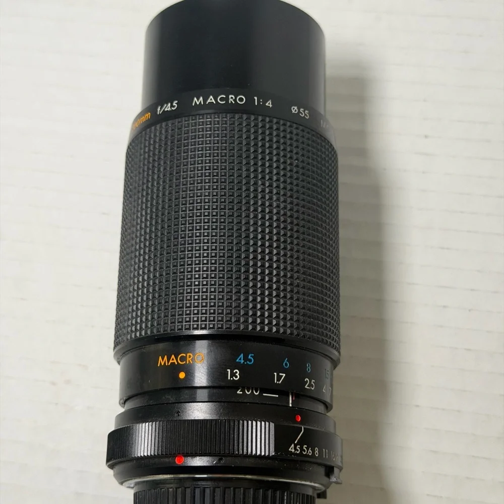 Kiron Nikon 80-200 mm F4.5 Macro 1:4, Manual Focus Telephoto Zoom Lens